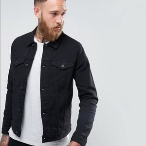 *SOLD* ASOS black denim jacket